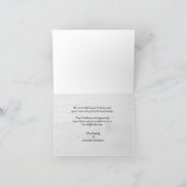 Dank u voor donatie notitie Kaart, zonsondergang o Bedankkaart (Binnen)