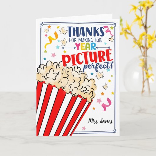 Dank u voor een afbeelding perfect jaar leraar cad kaart (Gele Bloem)