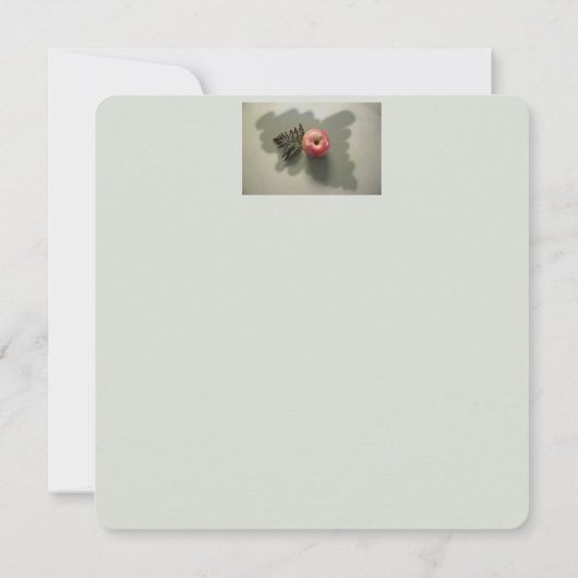 Dank u voor een Apple Green blanco Kaart (Achterkant)