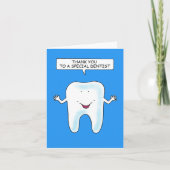 Dank u voor een speciale Dentist Talking Tooth Kaart (Voorkant)