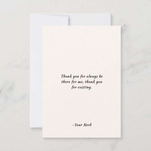 Dank u voor het bestaande Wenskaart van de paarden Bedankkaart (Achterkant)