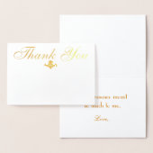 Dank u voor het bijwonen van mijn vrijgezellenfees folie kaarten (Display)