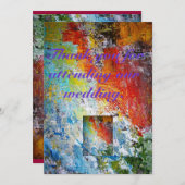 Dank U Voor Het Bijwonen Van Onze Trouwdag Kaart (Voorkant / Achterkant)