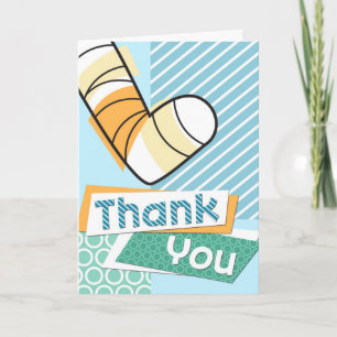 Dank u voor het cadeau dat u hebt gekregen bedankkaart