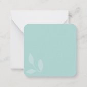 Dank u voor het helderder maken van mijn Kaart van Notitiekaartje (Achterkant)