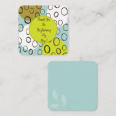 Dank u voor het helderder maken van mijn Kaart van Notitiekaartje (Voorkant / Achterkant)