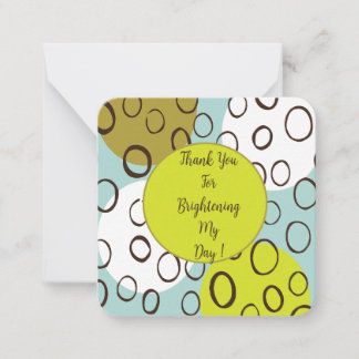 Dank u voor het helderder maken van mijn Kaart van Notitiekaartje