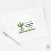 Dank u voor het helpen me Sticker kweken (Envelop)