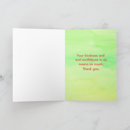 Dank u voor het Huis van de Onroerende goederen Kaart (Binnen)