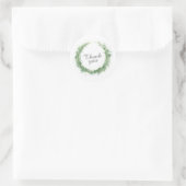 Dank u voor het huwelijksfeest, groene stickers (Tas)