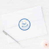 Dank u voor het komen baby shower stickers (Envelop)