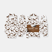 Dank u voor het komen, Geschenken & Snoep Verpakki Bedankdoosjes (Uitgevouwen)