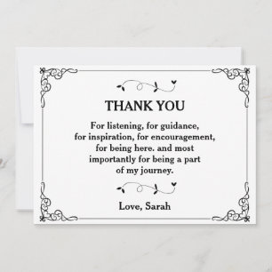 Dank u voor het luisteren, voor begeleiding kaart