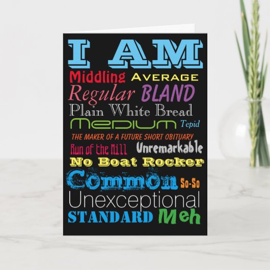 Dank u voor het maken van me gevoel belangrijk bedankkaart (Voorkant)