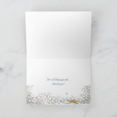 dank u voor het ontwerp van de waterverf bedankkaart (Binnen)