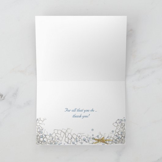 dank u voor het ontwerp van de waterverf bedankkaart (Binnen)