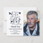 Dank u voor het schaamteloze sympathie dat wij van bedankkaart (Voorkant)