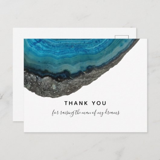 DANK U VOOR HET VERHOGEN VAN DE MAN-edelsteen Briefkaart (Voorkant / Achterkant)