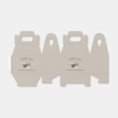 Dank u voor het vliegen door Vliegtuig gunst doos Bedankdoosjes (Uitgevouwen)