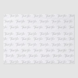 Dank u voor het weefselpapier tissuepapier