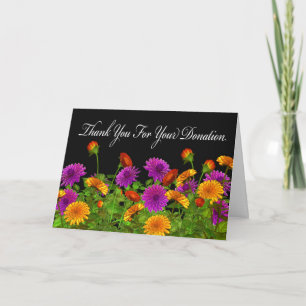 Dank u, voor het Wenskaart van de Schenking Bedankkaart