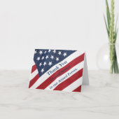 Dank u voor het Wenskaart van de Strijdkrachten va Bedankkaart (Voorkant)