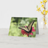 Dank u voor het Wind onder Mijn Wingen zijn Kaart (Gele Bloem)