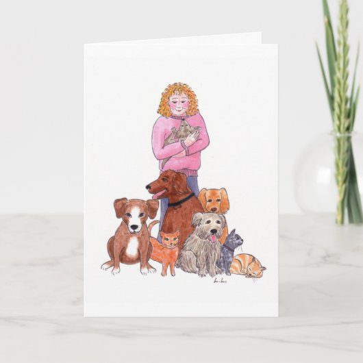 Dank u voor het zijn een vriend bedankkaart (Voorkant)