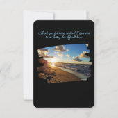 Dank u voor het zijn vriendelijk en genereus Wensk Bedankkaart (Voorkant)