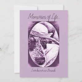 DANK U VOOR KAARTKAART - VERLIES VAN PET BEDANKKAART