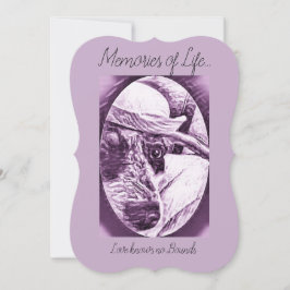 DANK U VOOR KAARTKAART - VERLIES VAN PET BEDANKKAART