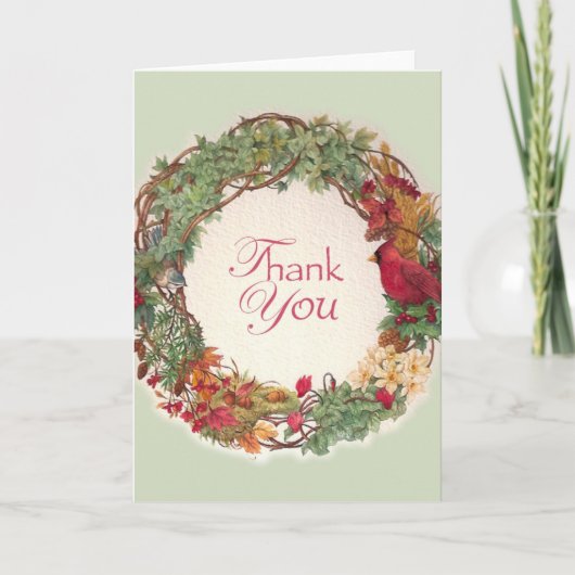 DANK U VOOR KERSTCADEAU BEDANKKAART (Voorkant)