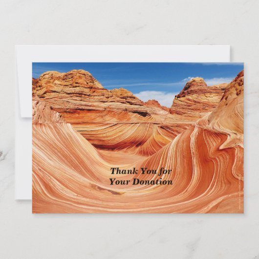 Dank u voor Memorial Donation Foto Paradise Kaart (Voorkant)