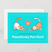 DANK U VOOR MIJN DAG. BRIEFKAART (Voorkant / Achterkant)