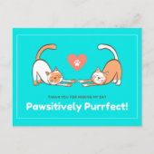 DANK U VOOR MIJN DAG. BRIEFKAART (Voorkant)