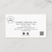 *~* Dank u voor QR LOGO Beloningen Modern Klantenkaartje (Achterkant)