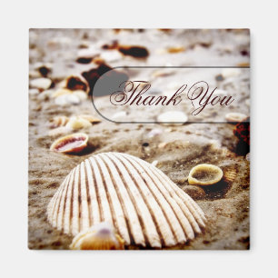 Dank u voor Seashells Beach Magnet