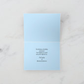 Dank u voor Sympathie, Lake Reflection Bedankkaart (Binnen)