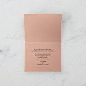 Dank u voor sympathie nota Kaart, lichtstraal Bedankkaart (Binnen)