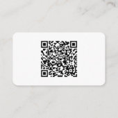 Dank U Voor Uw Aankoop | Aanpasbare QR Notitiekaartje (Achterkant)
