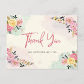 Dank u voor uw aankoop  briefkaart (Voorkant)