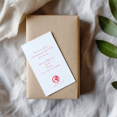 Dank u voor uw aankoop liefde hart invoegen kaart