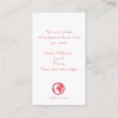 Dank u voor uw aankoop liefde hart invoegen kaart (Achterkant)