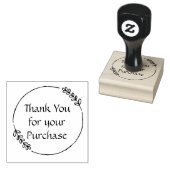 Dank u voor uw aankoop rubberstempel (Gestempeld)