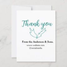 Dank u voor uw bestelling blad website bedrijfsnaa