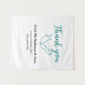 Dank u voor uw bestelling blad website bedrijfsnaa wandkleed (Voorkant (horizontaal))