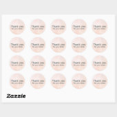 dank u voor uw bestelling ronde sticker (Vel)