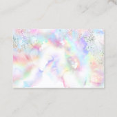 dank u voor uw bestelling visitekaartje (Achterkant)