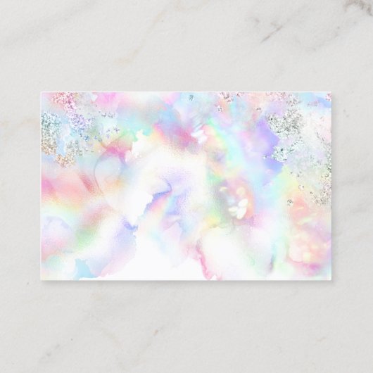 dank u voor uw bestelling visitekaartje (Achterkant)