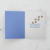 dank u voor uw bezoek aan het huisdier kaart (Binnen)